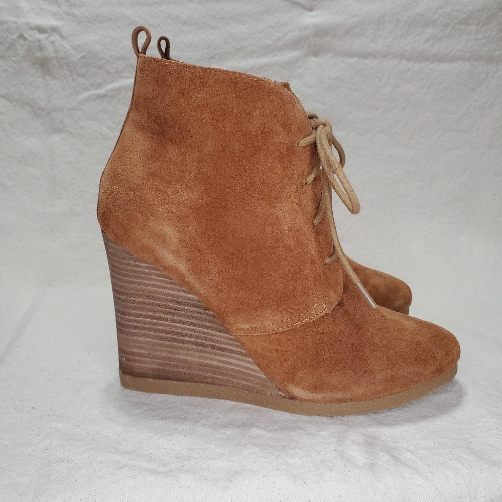 Steve Madden P-Danni Suede Wedges - Picture 2 of 6